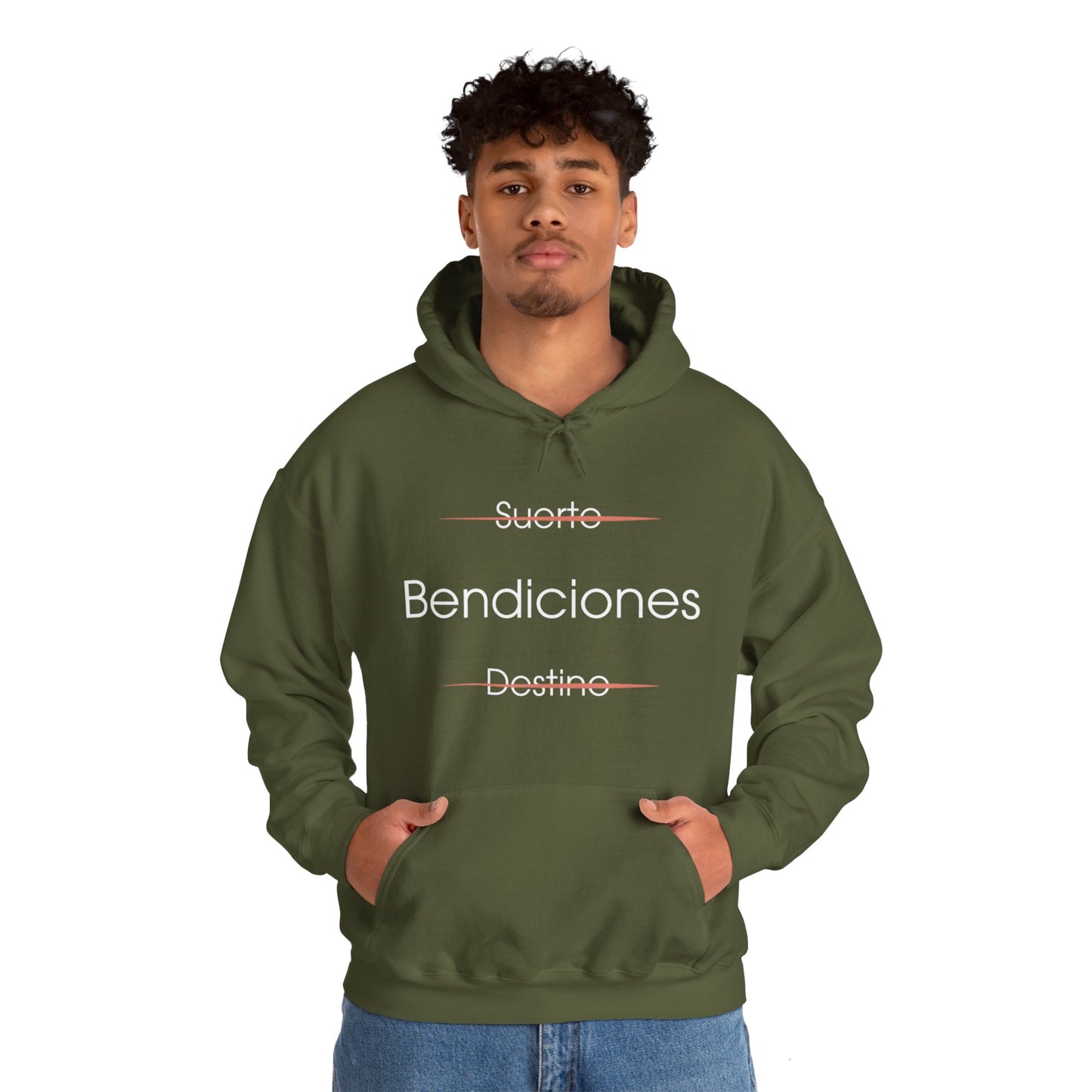 Hoddie mensaje Cristiano